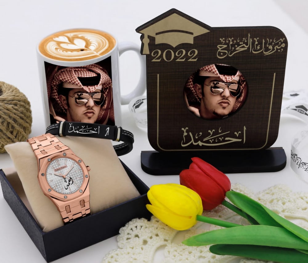 طقم تخرج رجالي بالإسم جديدنا